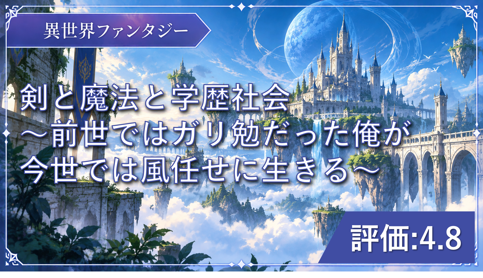 【おすすめWeb小説】『剣と魔法と学歴社会』感想・レビュー｜風任せに生きているつもりの主人公がおもしろい！